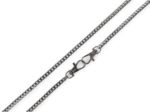 Řetízek plochý na kabelky s karabinou délka 117 cm