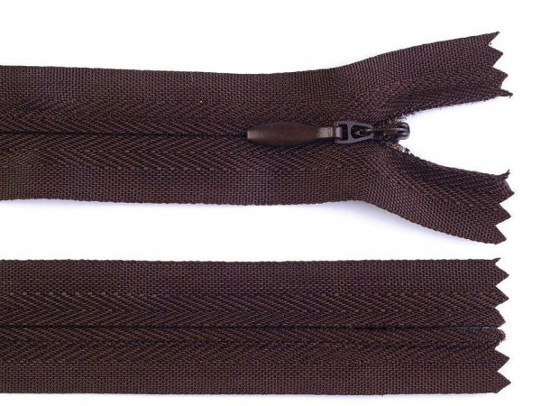 Spirálový zip skrytý šíře 3 mm délka 50 cm