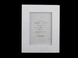 Dřevěný fotorámeček mandala 15x20 cm