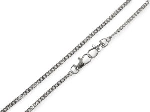 Řetízek plochý na kabelky s karabinou délka 117 cm