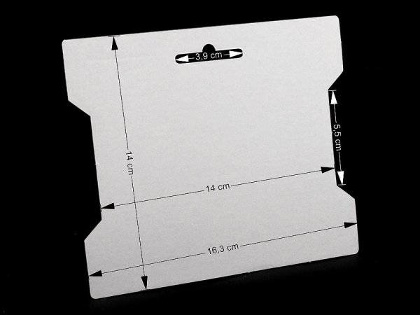 Papírová karta 14x16,3 cm