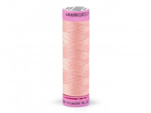 Polyesterové nitě návin 100 m Aspo Amann - 0065 Seashell Pink