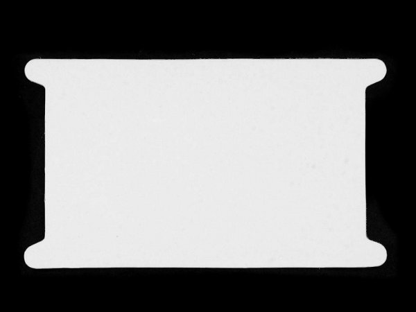 Papírová karta 12,5x22,5 cm s výřezem