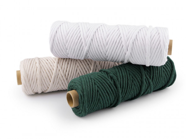 Bavlněná šňůra macrame Ø5 mm