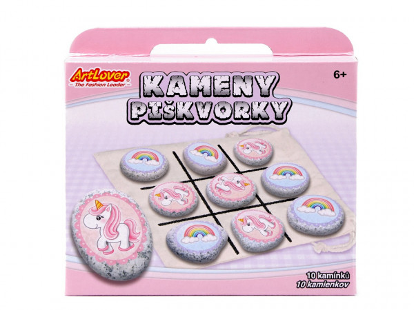 Kreativní sada kameny / piškvorky jednorožec, dino, mořská panna