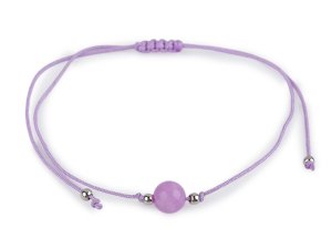 Náramek shamballa minerální korálek