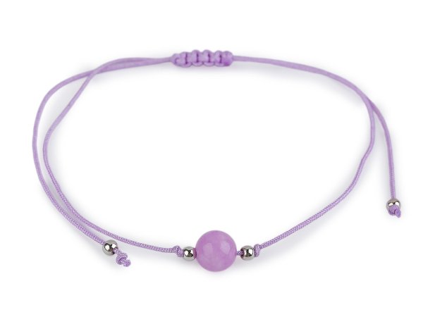 Náramek shamballa minerální korálek