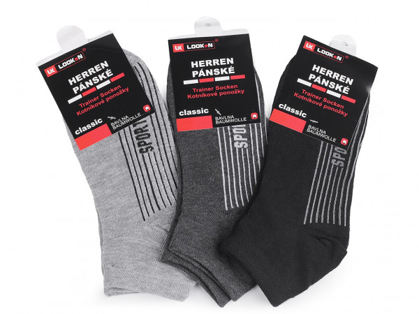 Pánské bavlněné ponožky kotníkové