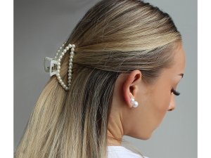 Skřipec do vlasů perlový