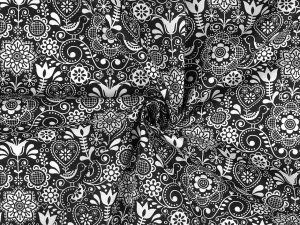 Bavlněná látka / plátno folklor