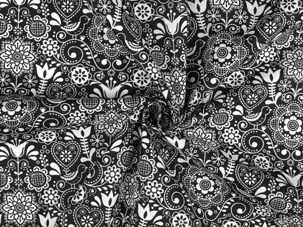 Bavlněná látka / plátno folklor