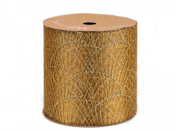 Ogranza / stuha s glitry šíře 10 cm