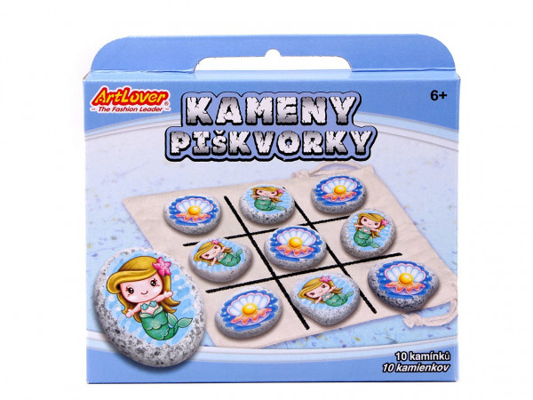 Kreativní sada kameny / piškvorky jednorožec, dino, mořská panna