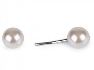 Ozdobné zapínání s perlou / knoflík