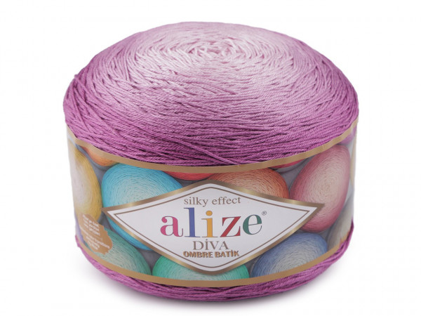 Pletací příze Diva Ombre Batik 250 g