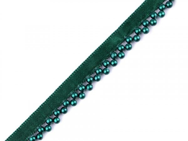 Prýmek / paspulka s perlami šíře 14 mm