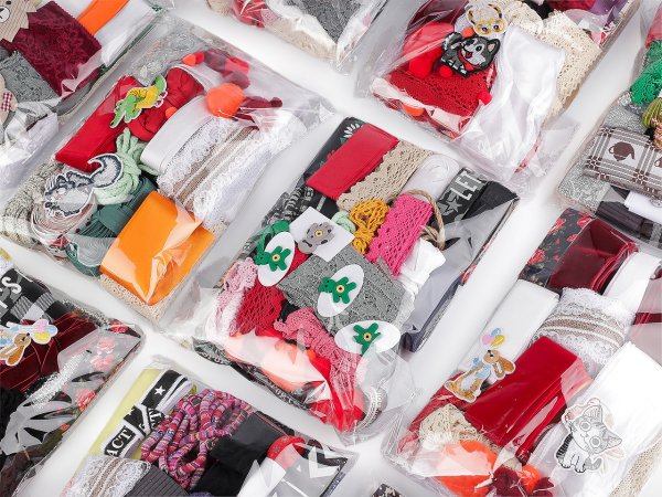 Mix materiálů k šití a tvoření 500 g