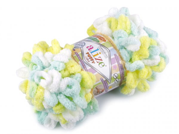 Pletací příze Alize Puffy color 100 g