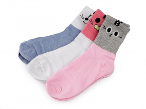 Dětské sportovní ponožky s očima - 1 (vel. 26-27) mix