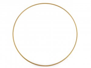 Kovový kruh na lapač snů / k dekorování Ø25 cm