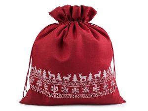 Vánoční dárkový pytlík 30x35 cm
