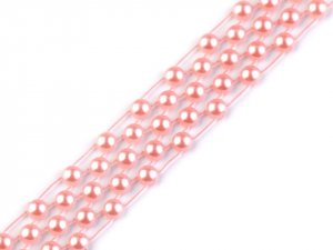 Borta s perlami - půlperle šíře 14 mm