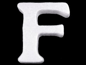 3D písmena abecedy polystyren