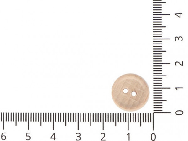 Knoflík dřevěný vel. 24 - průměr 15,2 mm EOM