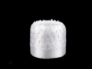 Saténová krajka / stuha šíře 63 mm