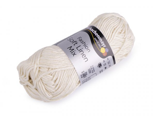 Pletací příze Soft Linen Mix 50 g