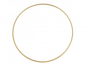 Kovový kruh na lapač snů / k dekorování Ø30 cm