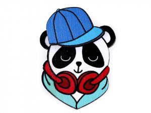 Dřevěná brož 3D panda, kočka