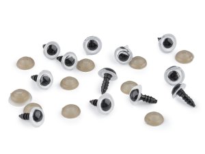 Oči s pojistkou Ø10 mm 2. jakost