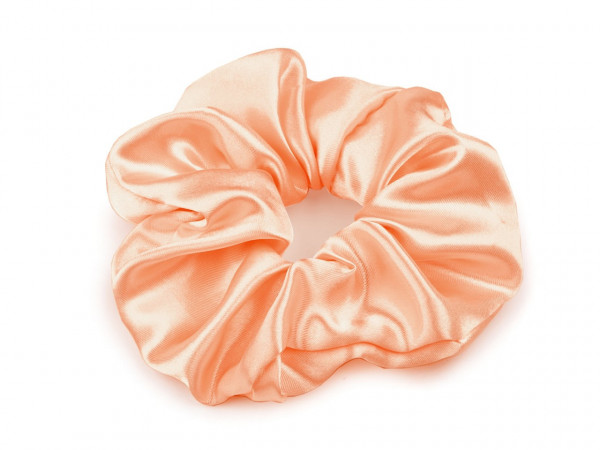 Saténová scrunchie gumička do vlasů