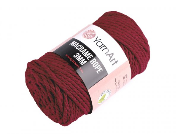 Pletací příze Macrame Rope 3 mm 250 g