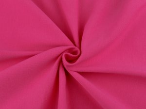 Teplákovina bavlněná nepočesaná jednobarevná - B-011 pink