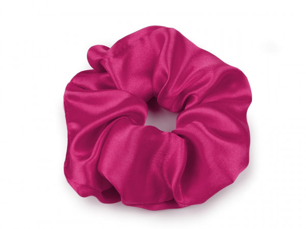 Saténová scrunchie gumička do vlasů