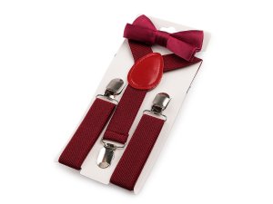 Dětská sada šle a motýlek