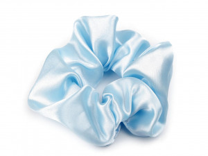 Saténová scrunchie gumička do vlasů