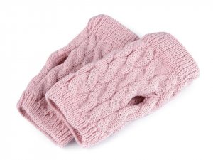 Rukavice pletené bez prstů