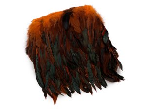 Prýmek - kohoutí peří 14-16 cm