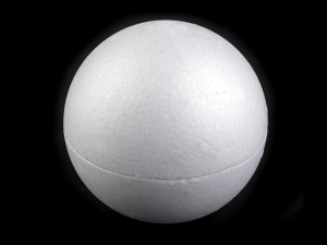 Polystyrenová koule dvoudílná dutá Ø14,5 cm