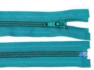 Spirálový zip šíře 5 mm délka 70 cm bundový POL - 208 modrá sytá světlá
