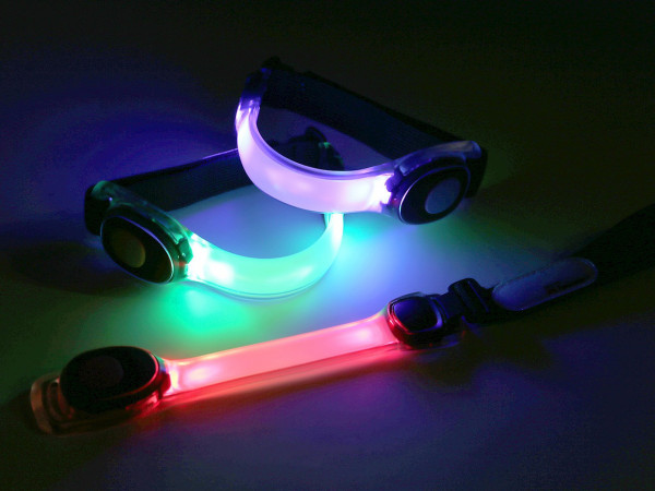 Reflexní páska na ruku s LED světlem