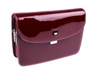 Kabelka lesklá crossbody 13x19,5 cm