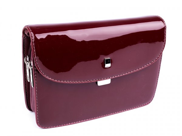 Kabelka lesklá crossbody 13x19,5 cm