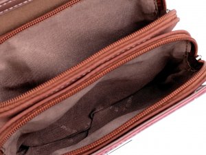 Kabelka lesklá crossbody 13x19,5 cm
