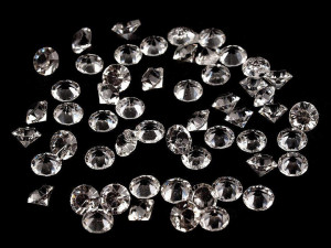 Broušené kamínky SS16 pro výrobu štrasu / svatebních stolů - 1 crystal