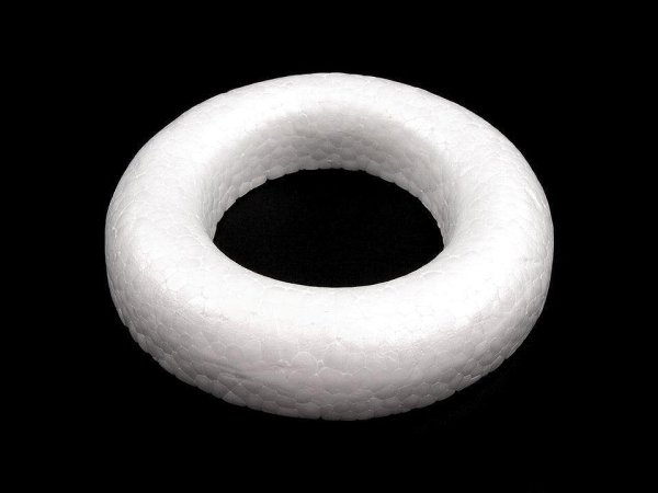 Věnec Ø14,5 cm polystyren seříznutý 2. jakost