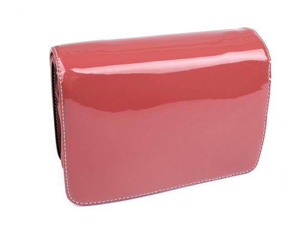 Kabelka lesklá crossbody 13x19,5 cm